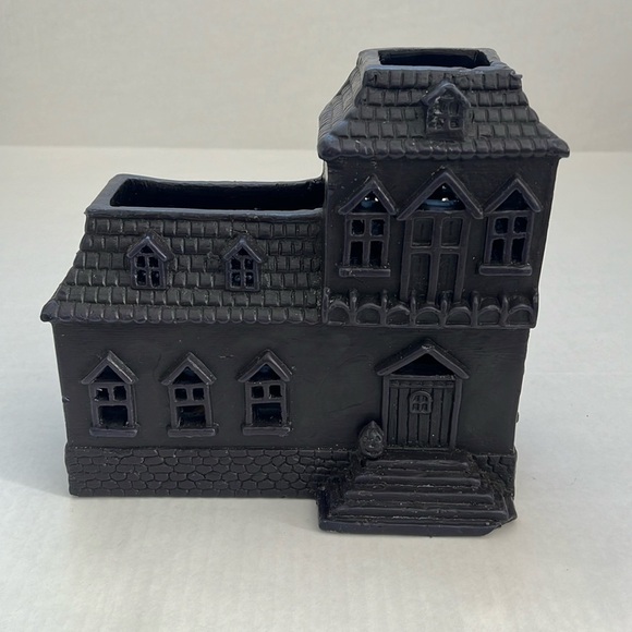 Pottery Barn Other - Vintage Pottery Barn Vintage Wax Haunted House Votive Candle Holder Halloween